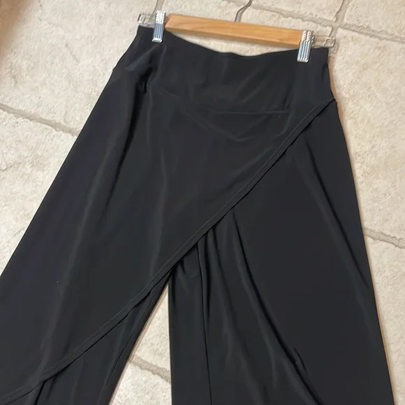 Joseph Ribkoff Black Wide-Leg Pants - Picture 2 of 7